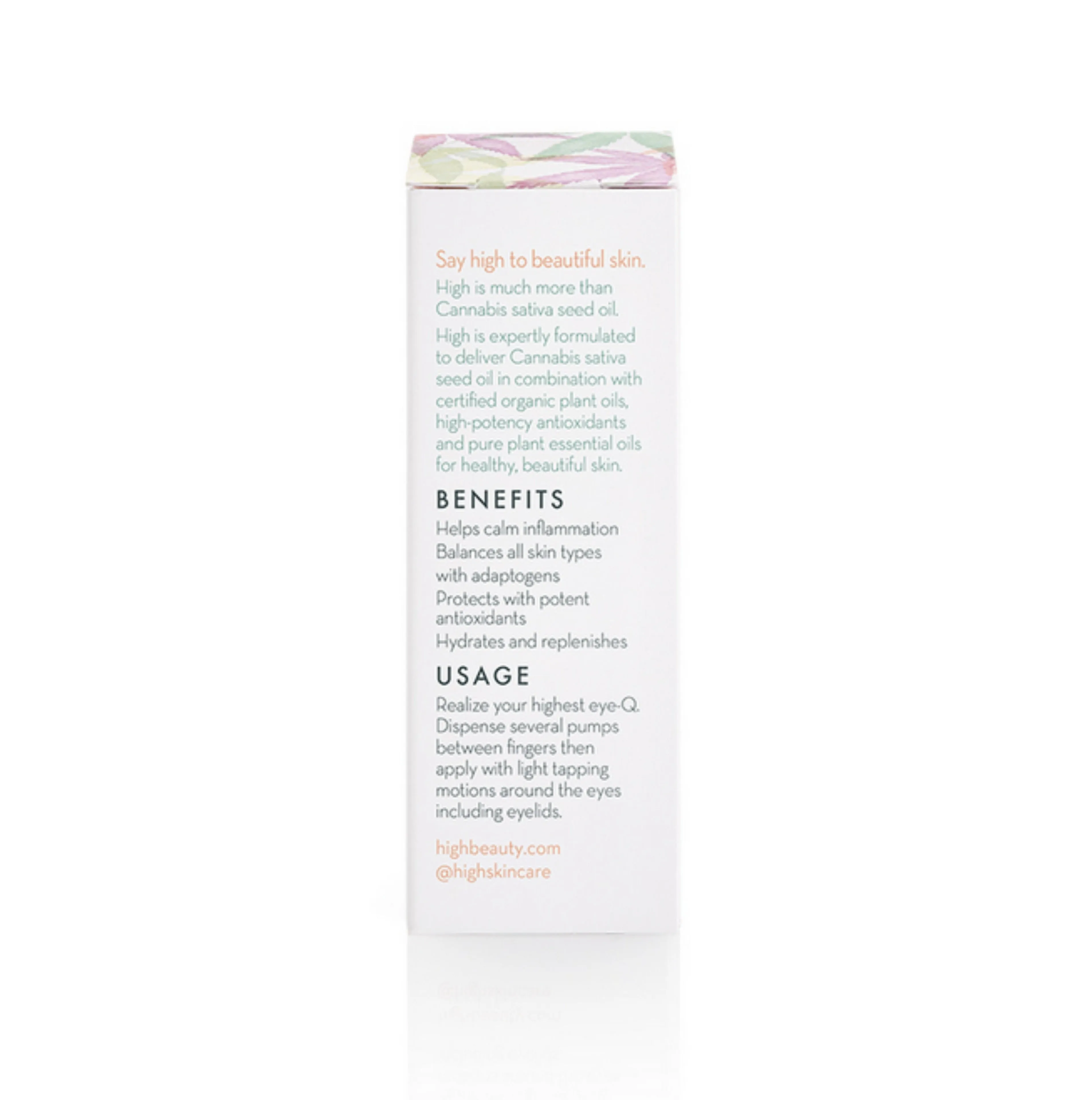 High Beauty High Eye-Q Cannabis Eye Gel .5 oz