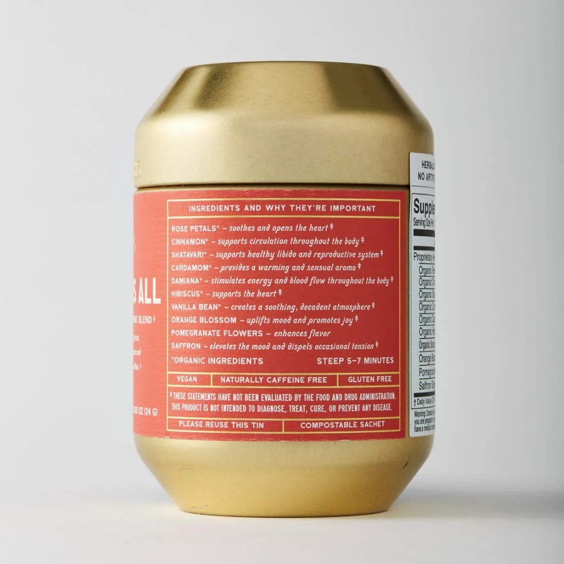 House of Waris Botanicals Love Conquers All Herbal Tea, GLUTEN FREE, VEGAN