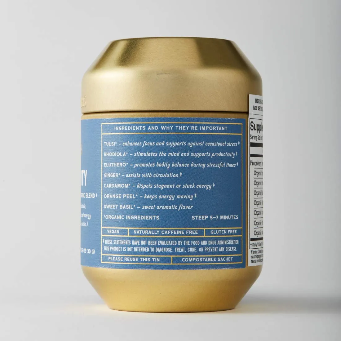 House of Waris Botanicals Sweet Clarity Herbal Tea, ORGANIC, GLUTEN FREE, VEGAN