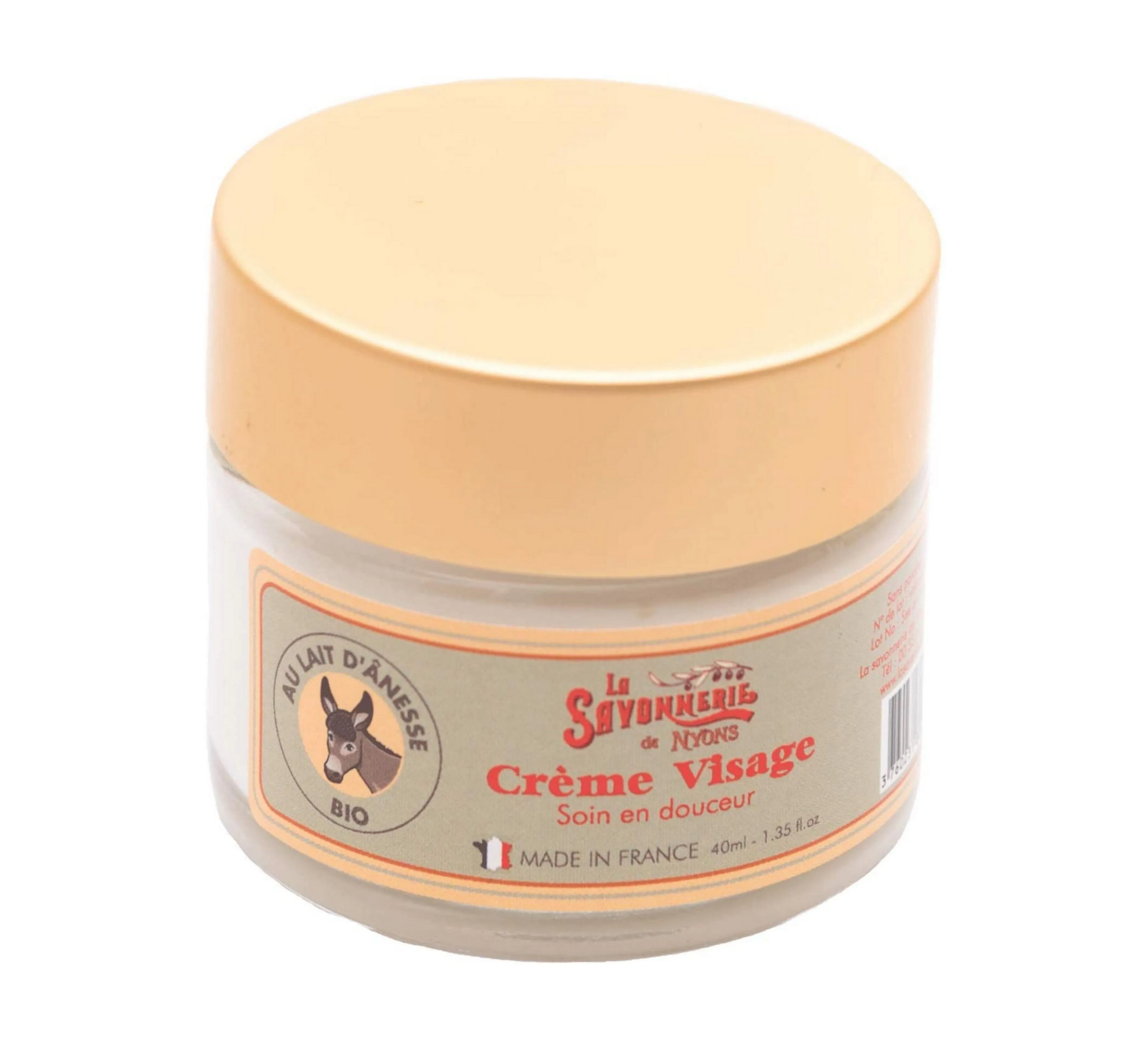 La Savonnerie de Nyons Organic Donkey'S Milk Face Cream 40 Ml, Multi-Colour, One Size