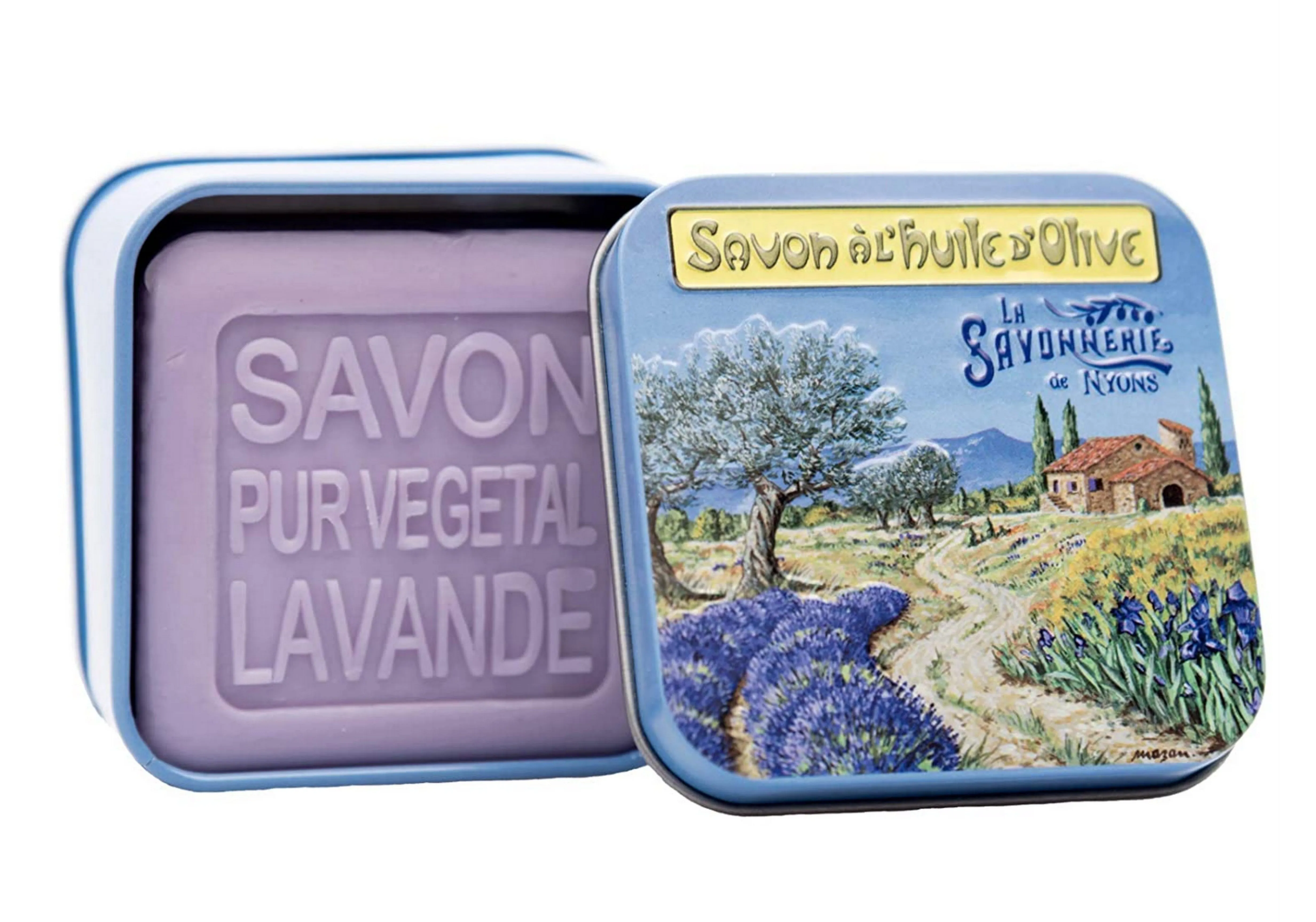 La Savonnerie de Nyons, Soap in A Tin Box, 100 g (Provence)
