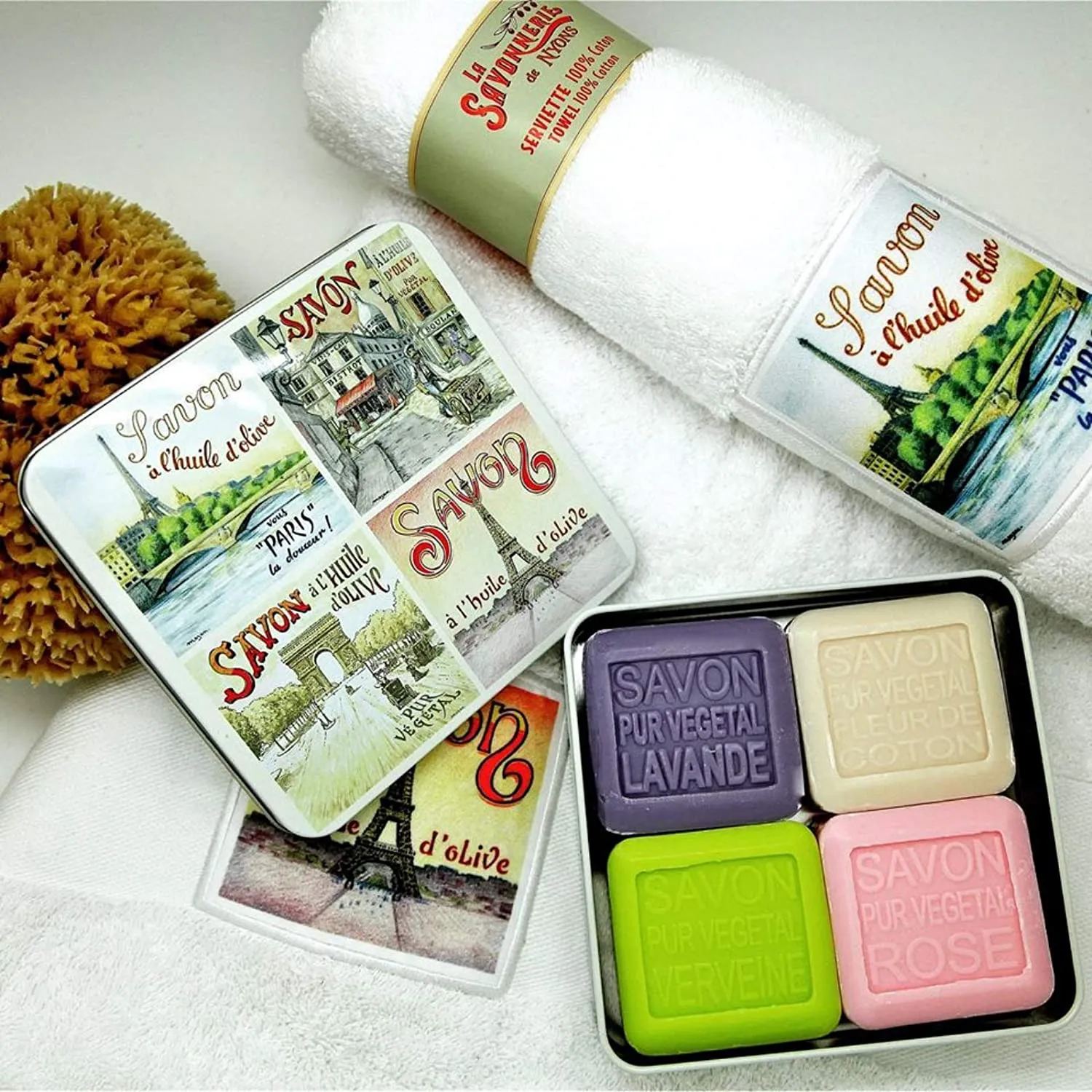 La Savonnerie de Nyons, Soap in A Tin Box Chaton Persan, 100 g