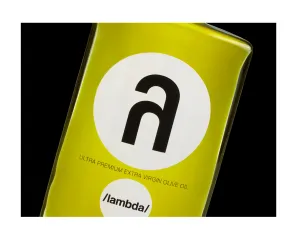 Lambda Ultra-Premium Extra Virgin Olive Oil | Healthy Luxury Olive Oil | Multi-Award-Winner | Made with Greek Koroneiki Olives for Unrivalled Fruity Flavor | Perfect Corporate Gift | (100ml)