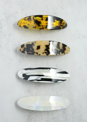 Large Oval Barrette