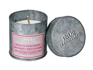 Le Chatelard French Scented Candle in Hand Made Tin, Vintage (Spring Bouquet)