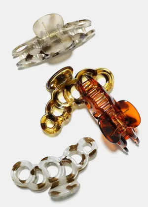 Linked Circle Claw Clip