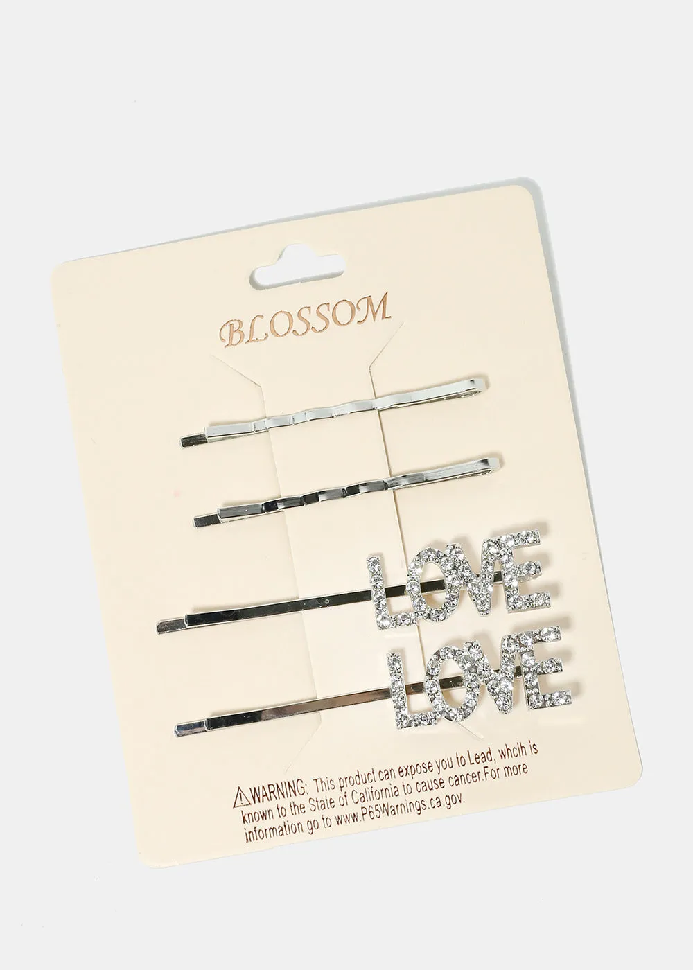 Love Hair Clip Set