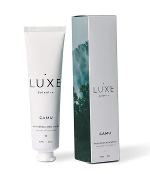 Luxe Botanics Camu Brightening Moisturizer - Helps to Brighten & Even Skintone Organic Camu Camu Berry, Vitamin C, Shea Butter, Avocado and Jojoba Oil (2oz)