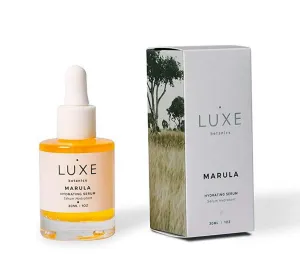 Luxe Botanics Marula Hydrating Serum - Replenishing, Restorative, and Skin Fortifying Concentrate - Marula Oil, Rosehip and Jojoba (1oz)