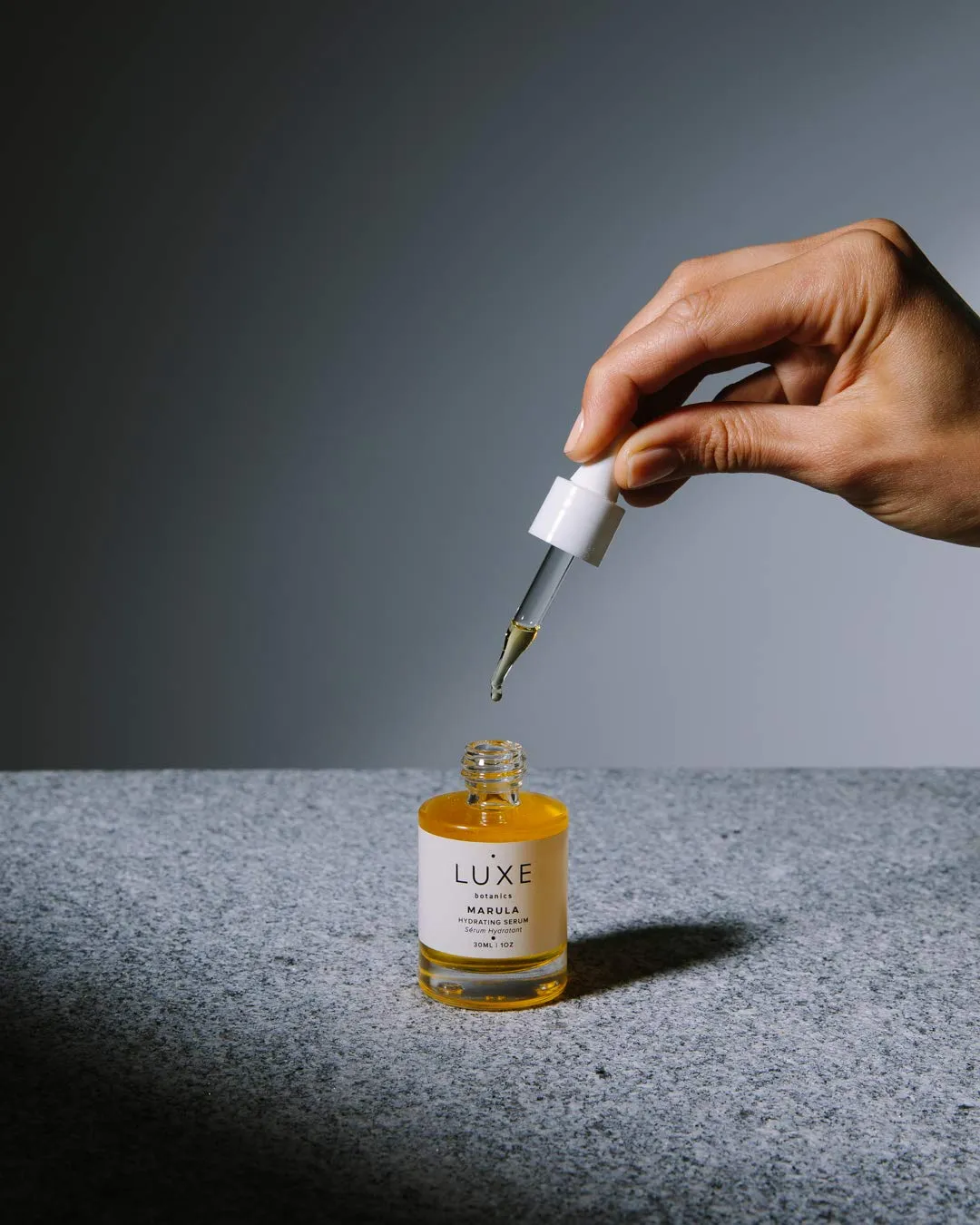 Luxe Botanics Marula Hydrating Serum - Replenishing, Restorative, and Skin Fortifying Concentrate - Marula Oil, Rosehip and Jojoba (1oz)