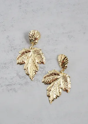 Maple Leaf Dangle Earrings