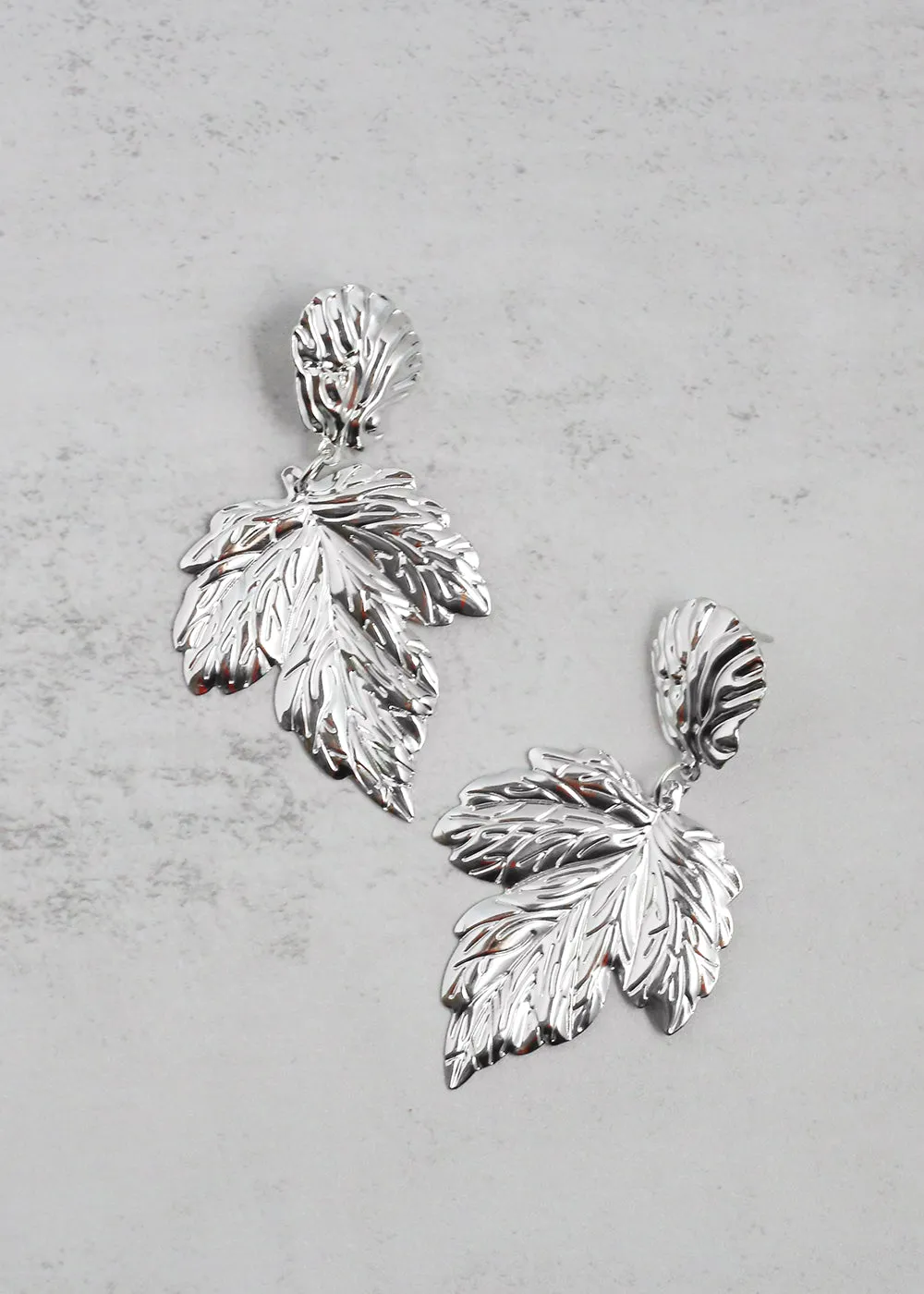 Maple Leaf Dangle Earrings