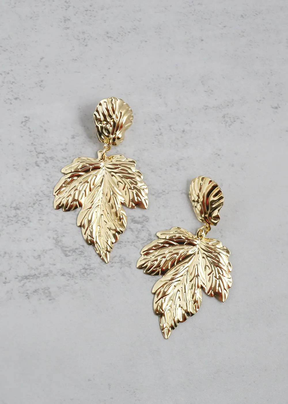 Maple Leaf Dangle Earrings