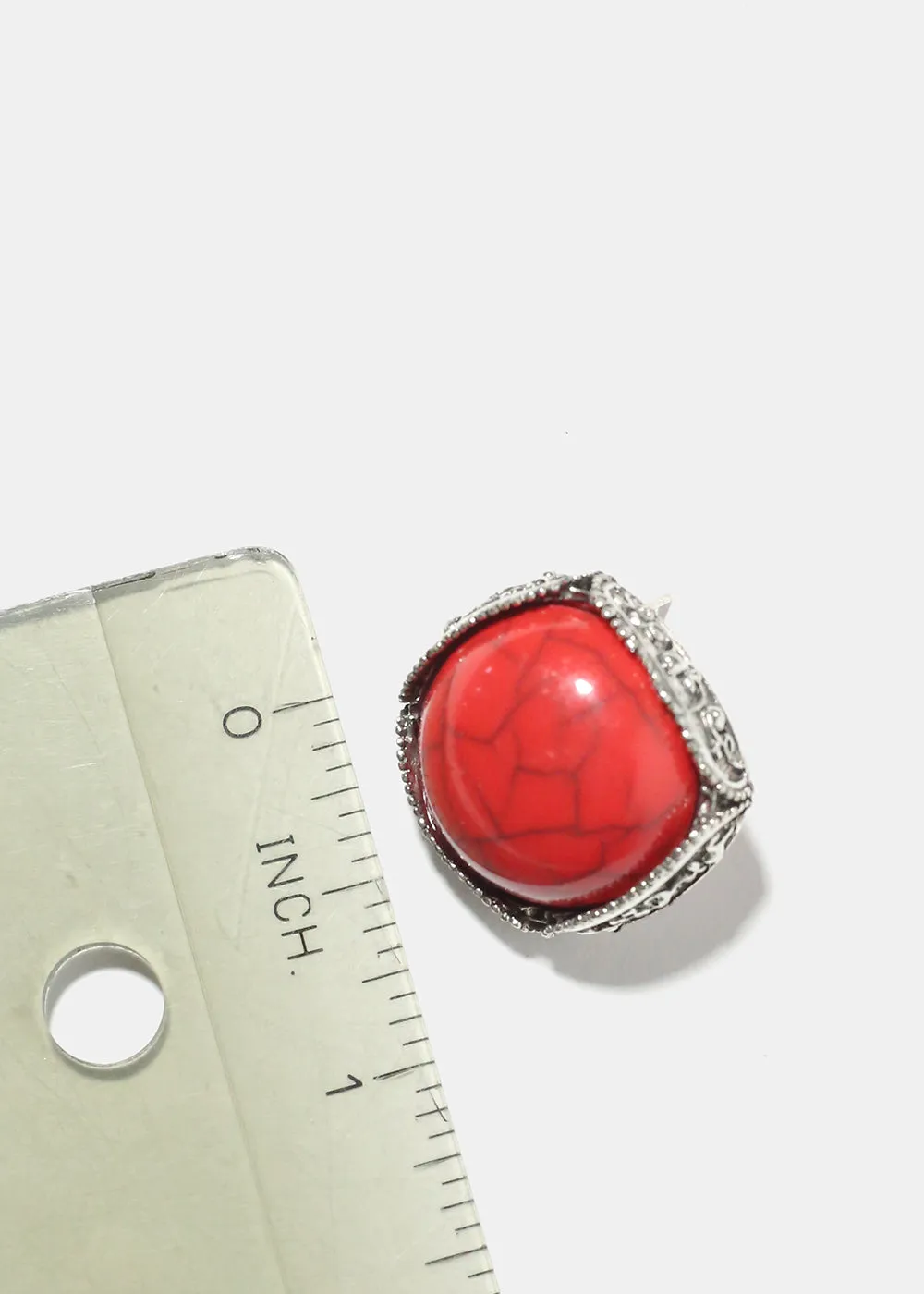 Marbled Square Earrings