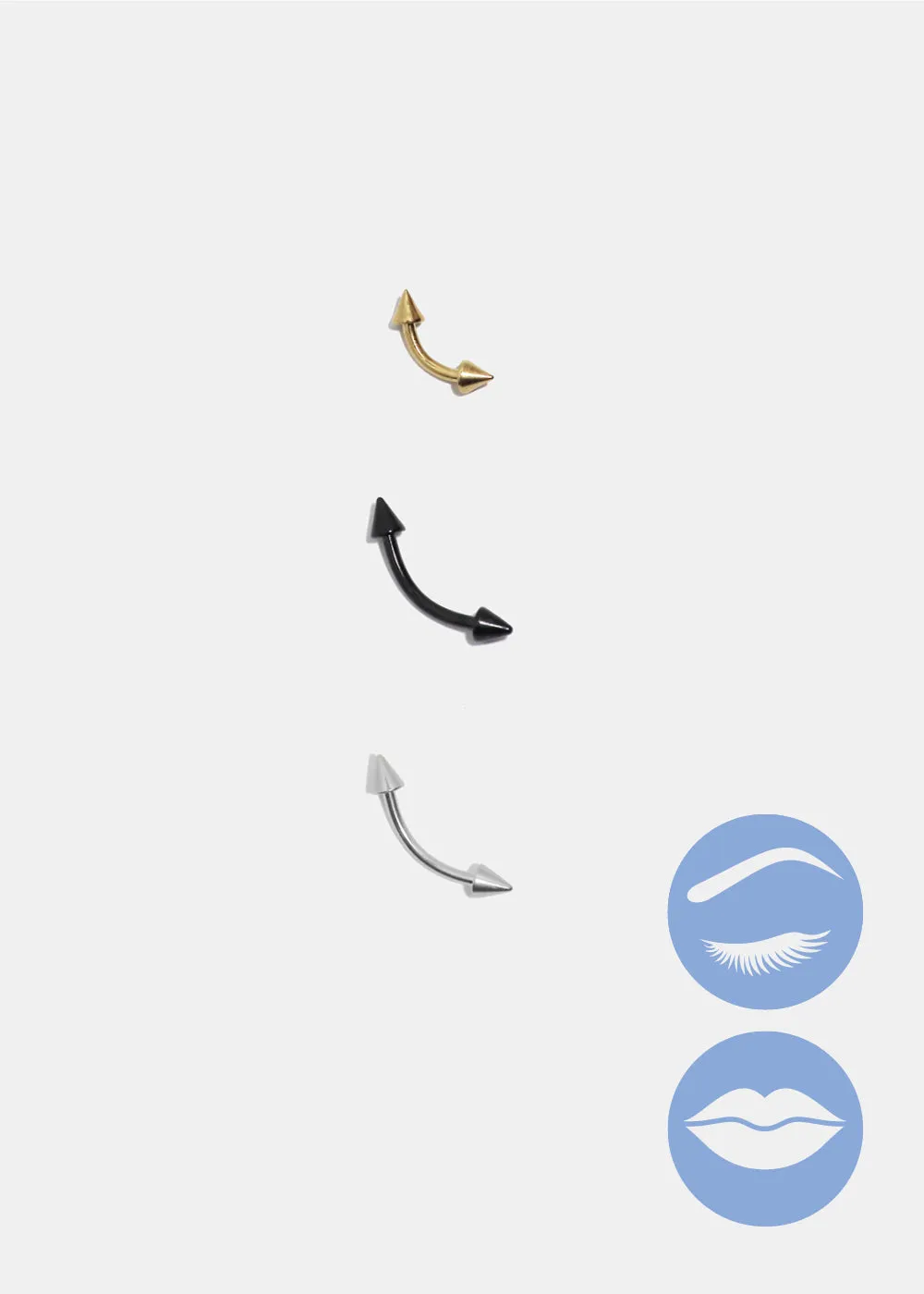 Miss A Body Jewelry - Spiked Labret Lip Stud