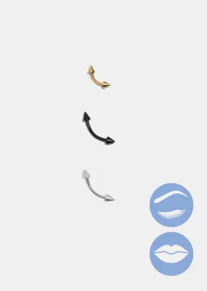 Miss A Body Jewelry - Spiked Labret Lip Stud