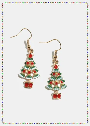 Miss A Christmas Earrings - Christmas Tree