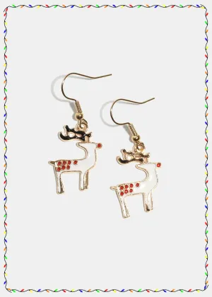 Miss A Christmas Earrings - Deer