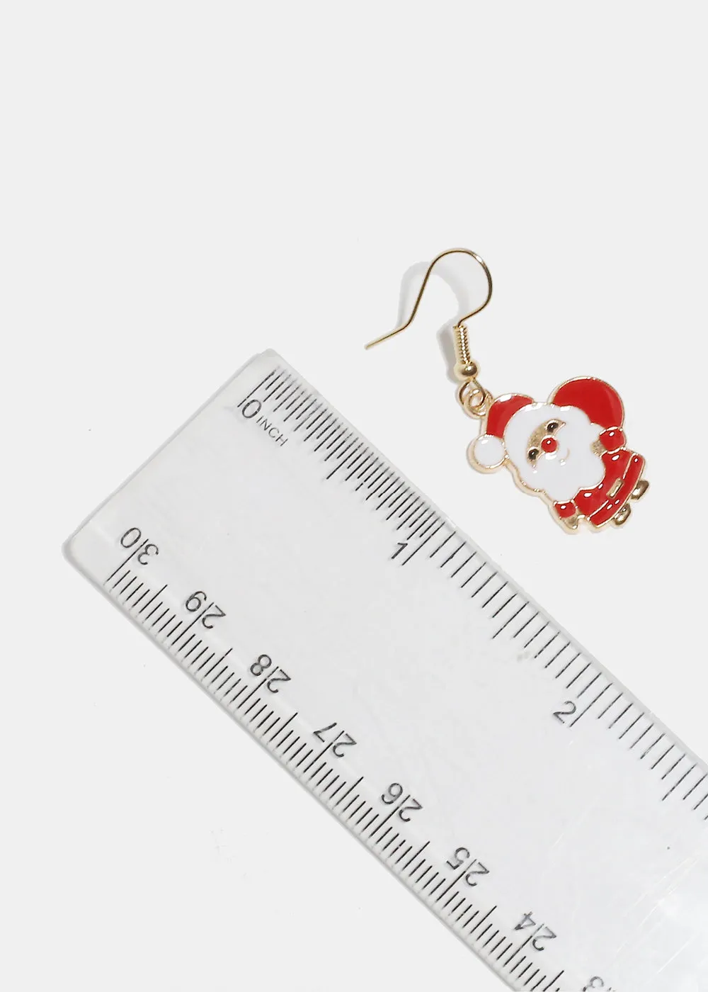 Miss A Christmas Earrings - Santa