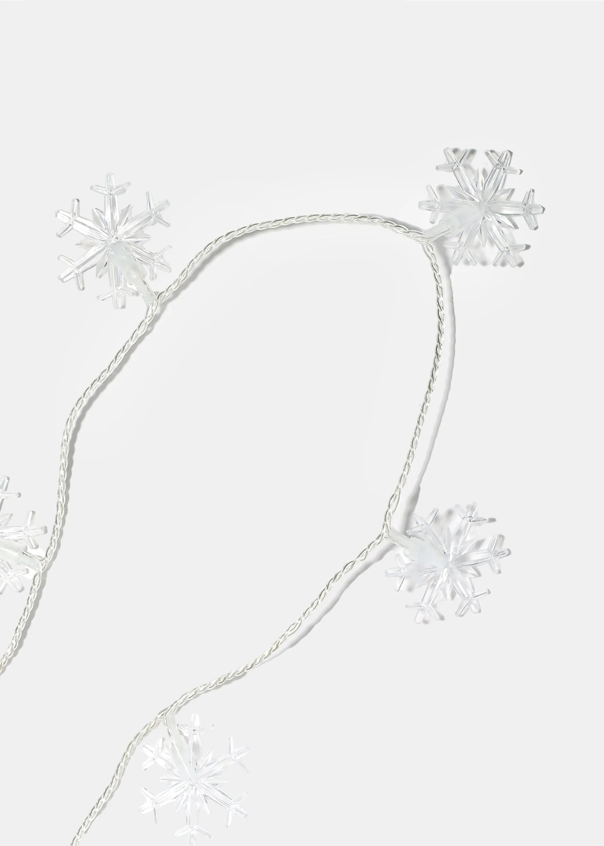 Miss A Christmas Light-Up Necklace Snowflakes