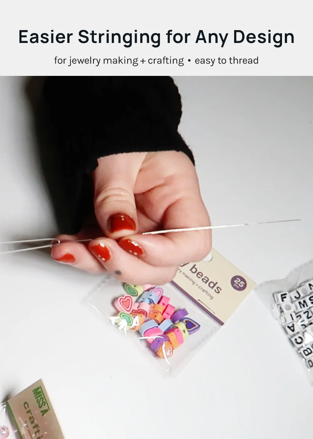Miss A Stainless Steel Beading Needles