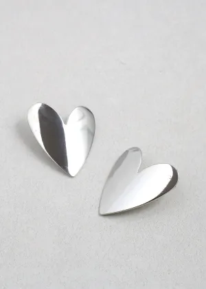 Modern Love Heart Earrings