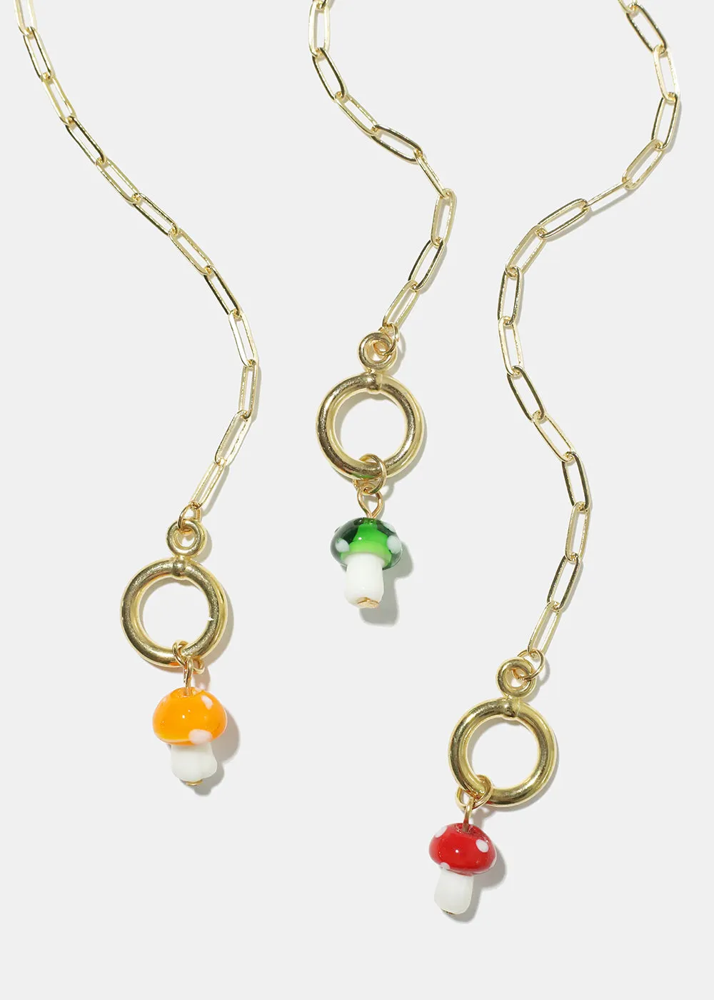 Mushroom Chain Link Bracelet