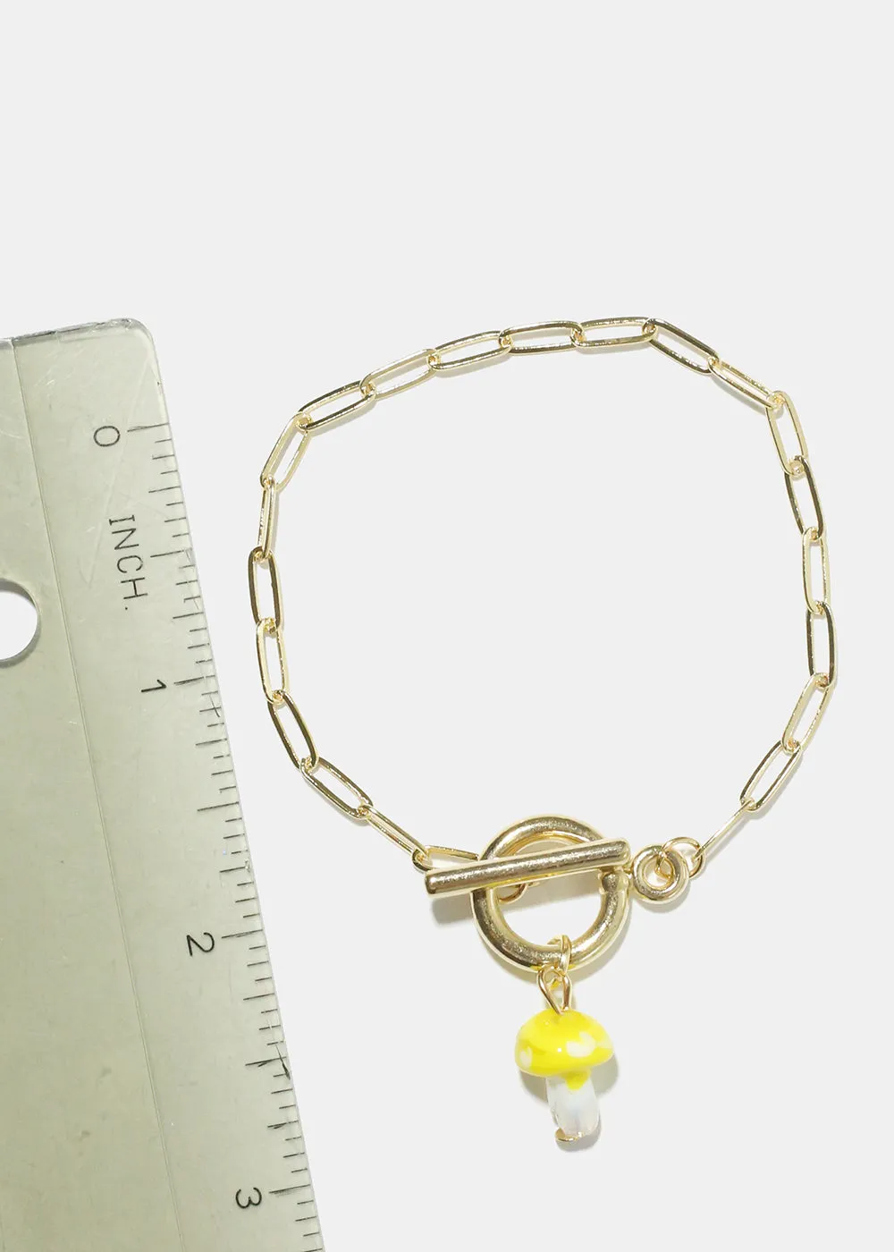 Mushroom Chain Link Bracelet