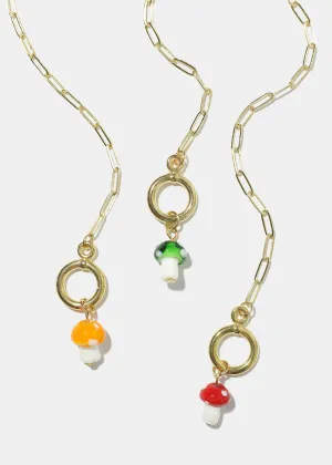Mushroom Chain Link Bracelet
