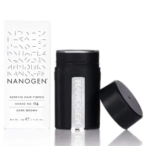 Nanogen Keratin Hair Fibres 15 Grams Shade No. 04 (Dark Brown)