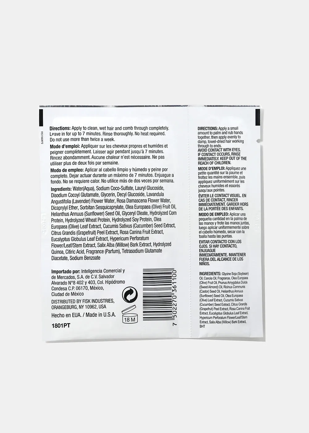 Nature's Spirit Hair Oil & Mask- Olive Oil