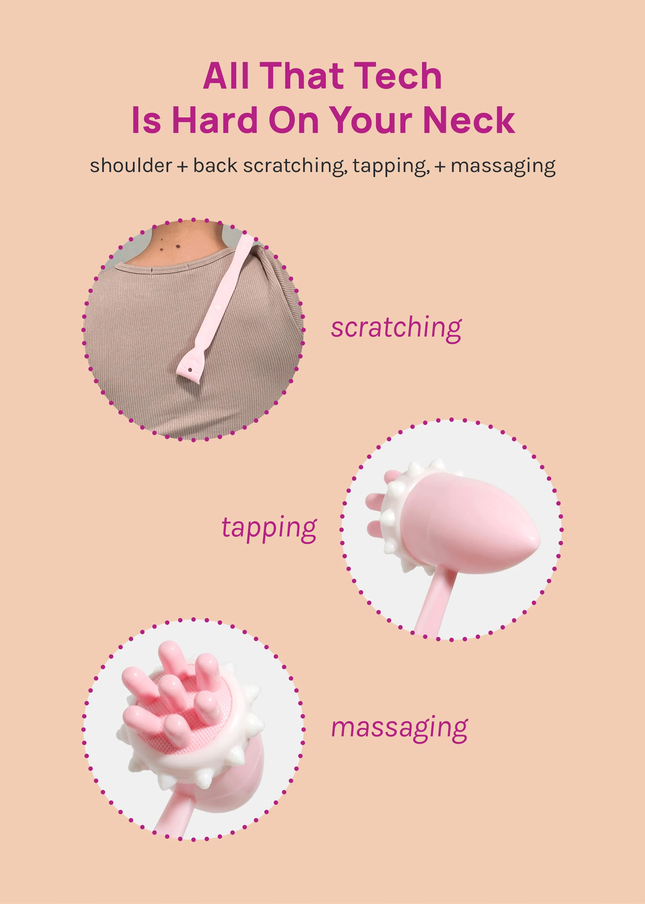 Official Key Items 2-in-1 Tension Reliever   Scratcher