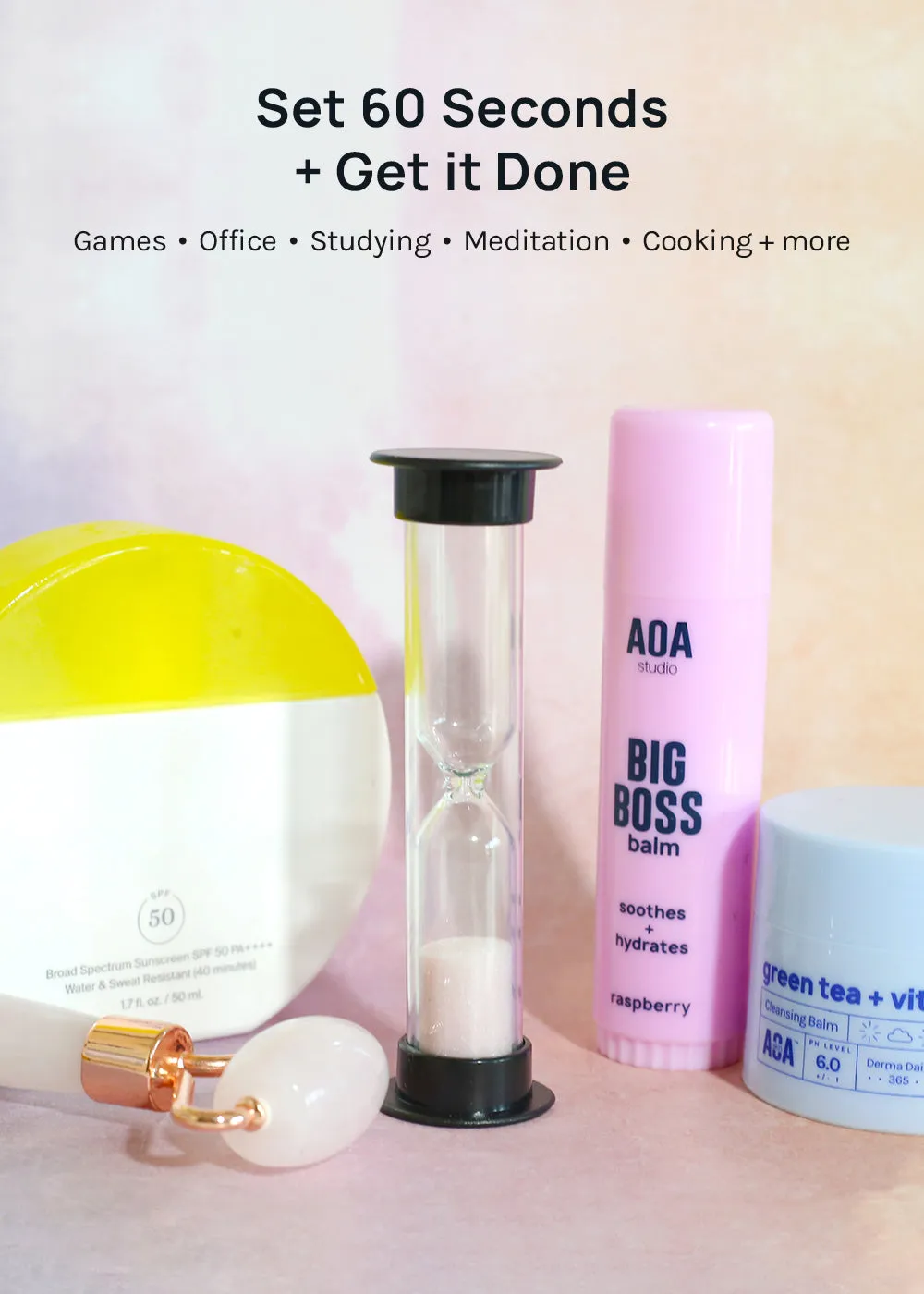 Official Key Items Reuse Beauty Sand Timer