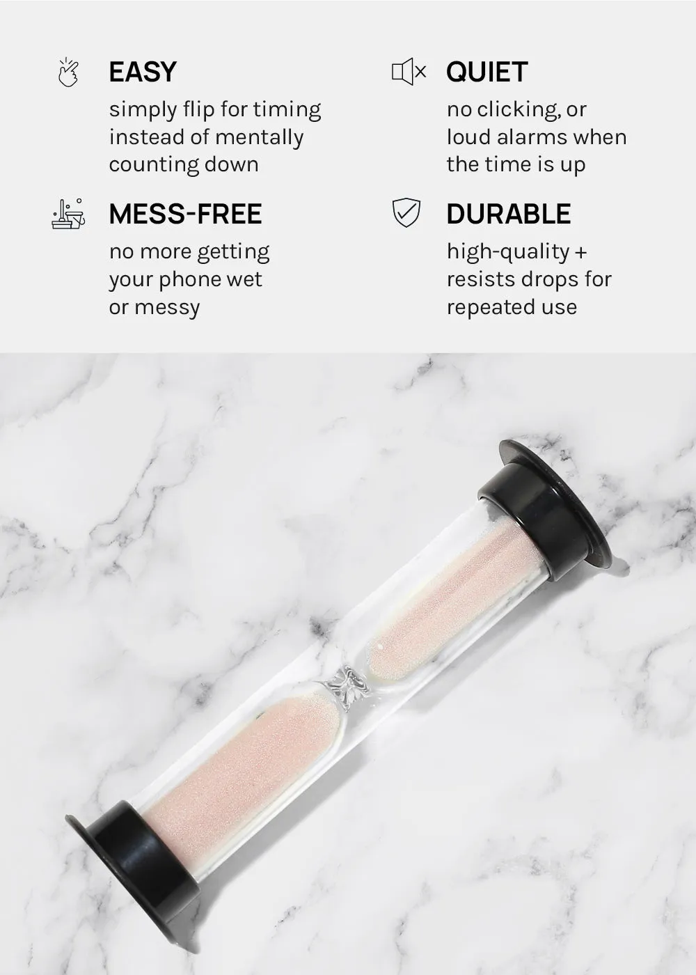 Official Key Items Reuse Beauty Sand Timer