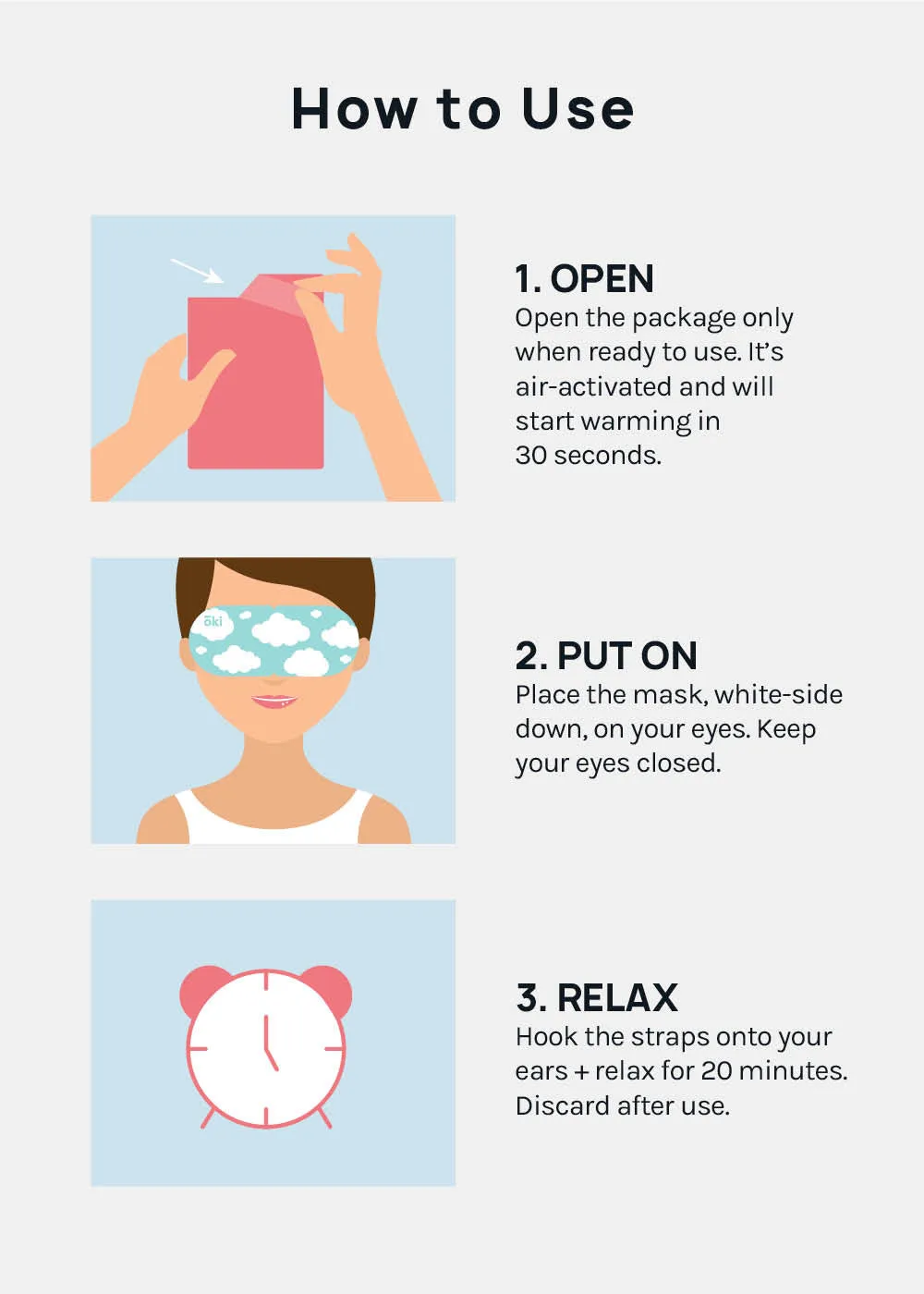 Official Key Items Warming Eye Mask