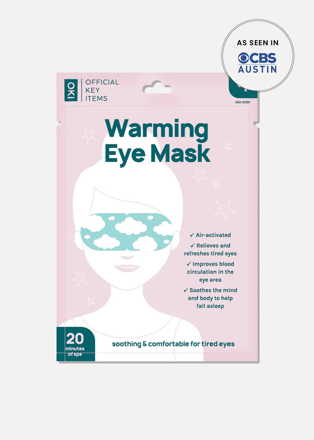 Official Key Items Warming Eye Mask