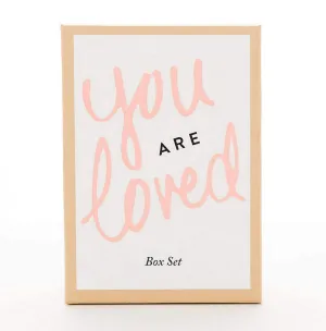 Olivine Atelier You Are Loved Box Set - 2 oz of Love   Salt, 2 oz of Love   Roses, Hair and Body Mist Set