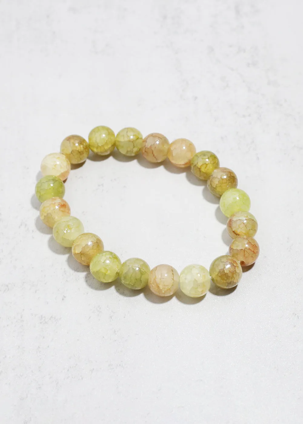 Pastel Marbled Beaded Bracelet