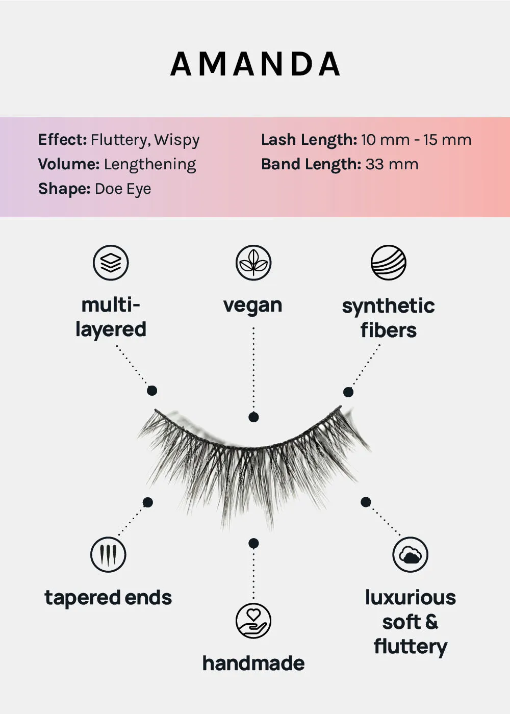 Paw Paw: 3D Faux Mink Lashes - Amanda
