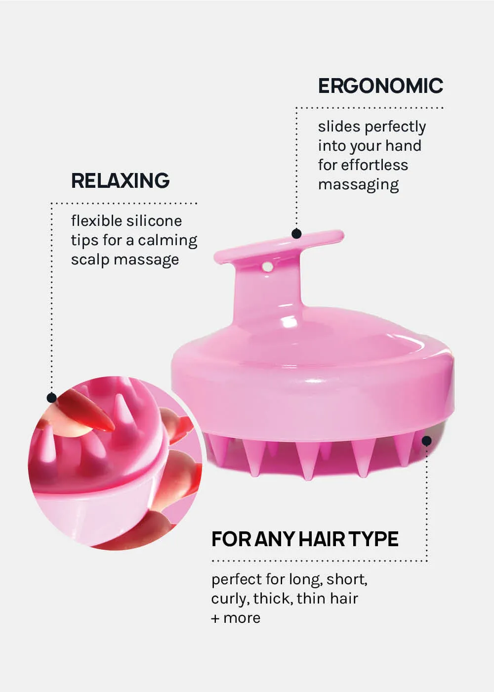 Paw Paw Scalp Massager Brush