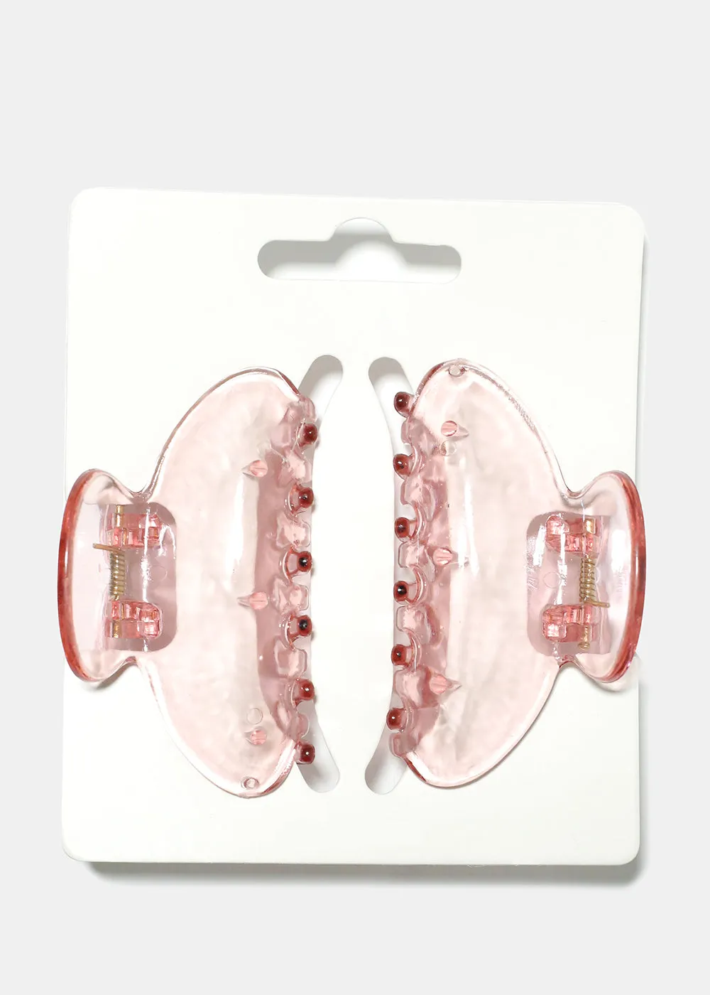 Piece Transparent Claw Clip Set