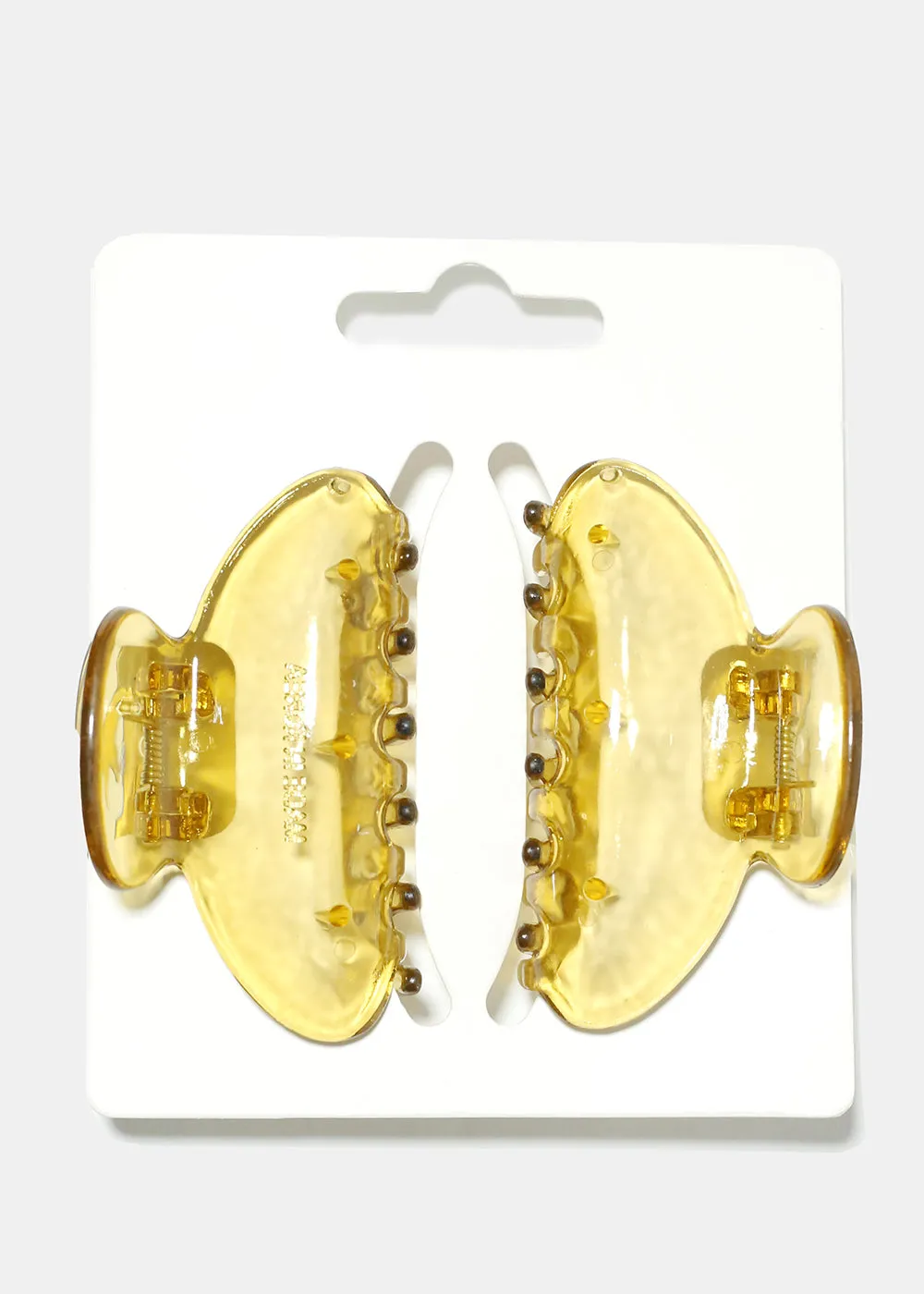 Piece Transparent Claw Clip Set