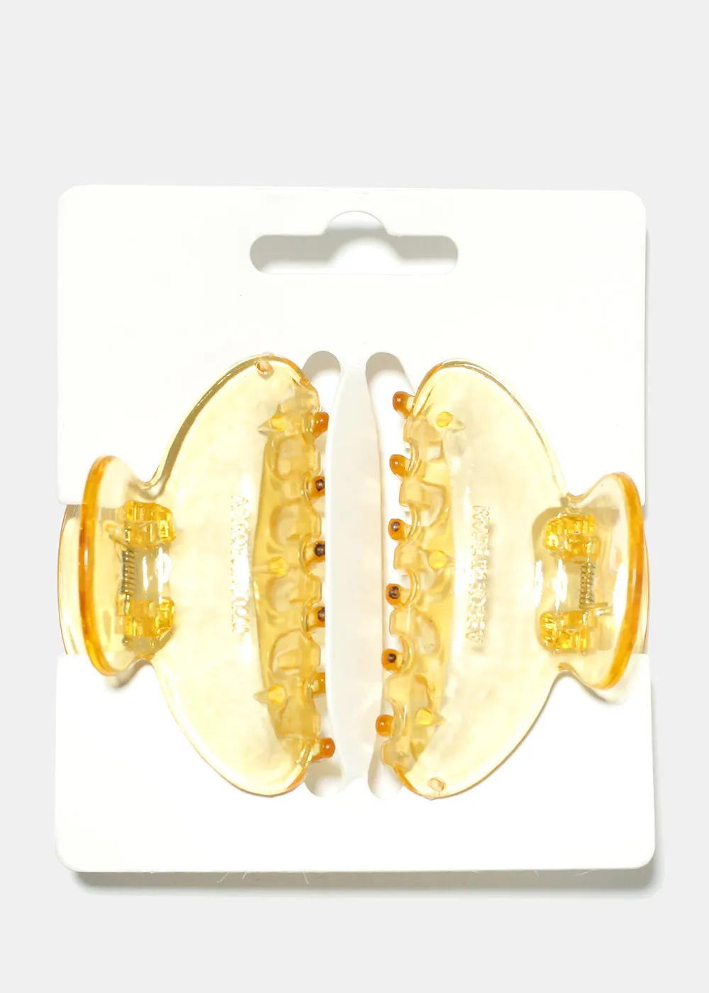 Piece Transparent Claw Clip Set