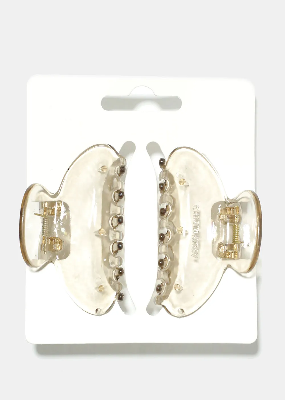 Piece Transparent Claw Clip Set