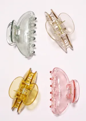 Piece Transparent Claw Clip Set