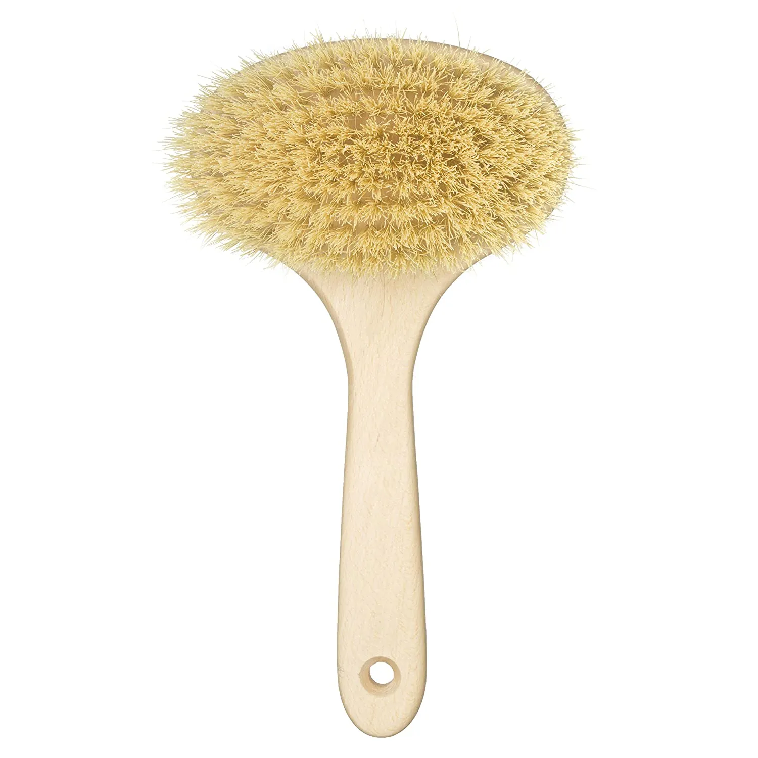 Professional Dry Brush, By Gute Dry Skin Body Brush, Dry Brush with Cactus/Vegetable Bristles (Firm/Extra Firm Bristles) With Handle - HANDMADE in ENGLAND