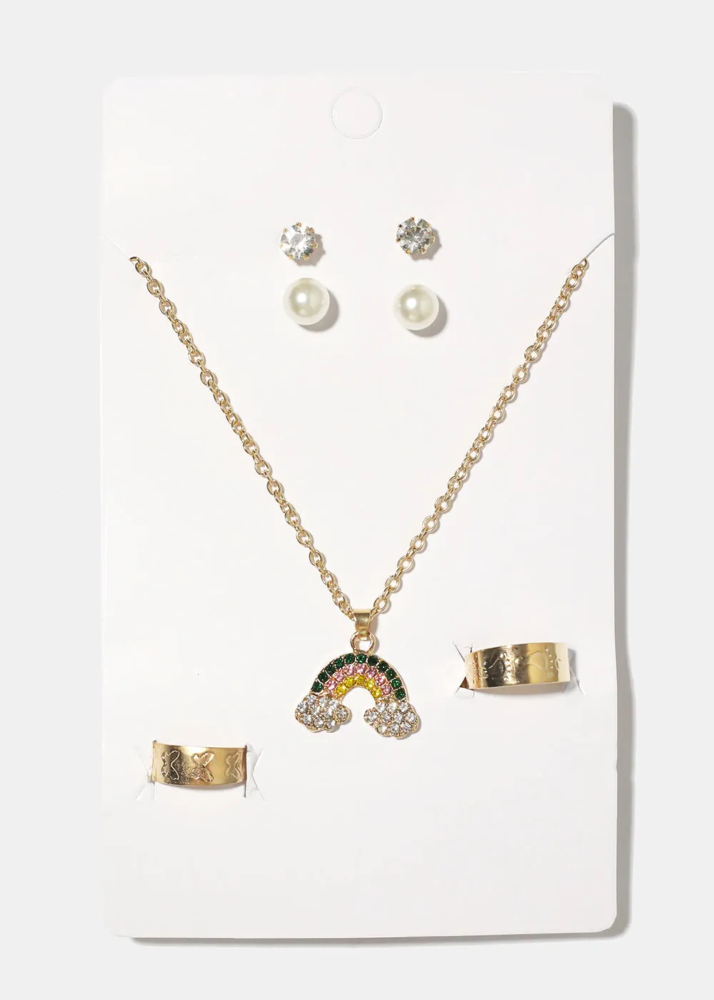 Rainbow Pendant Necklace