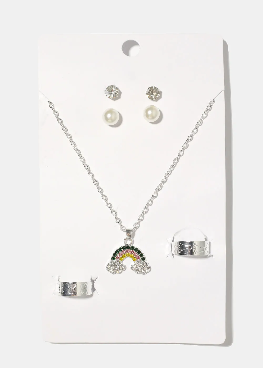 Rainbow Pendant Necklace