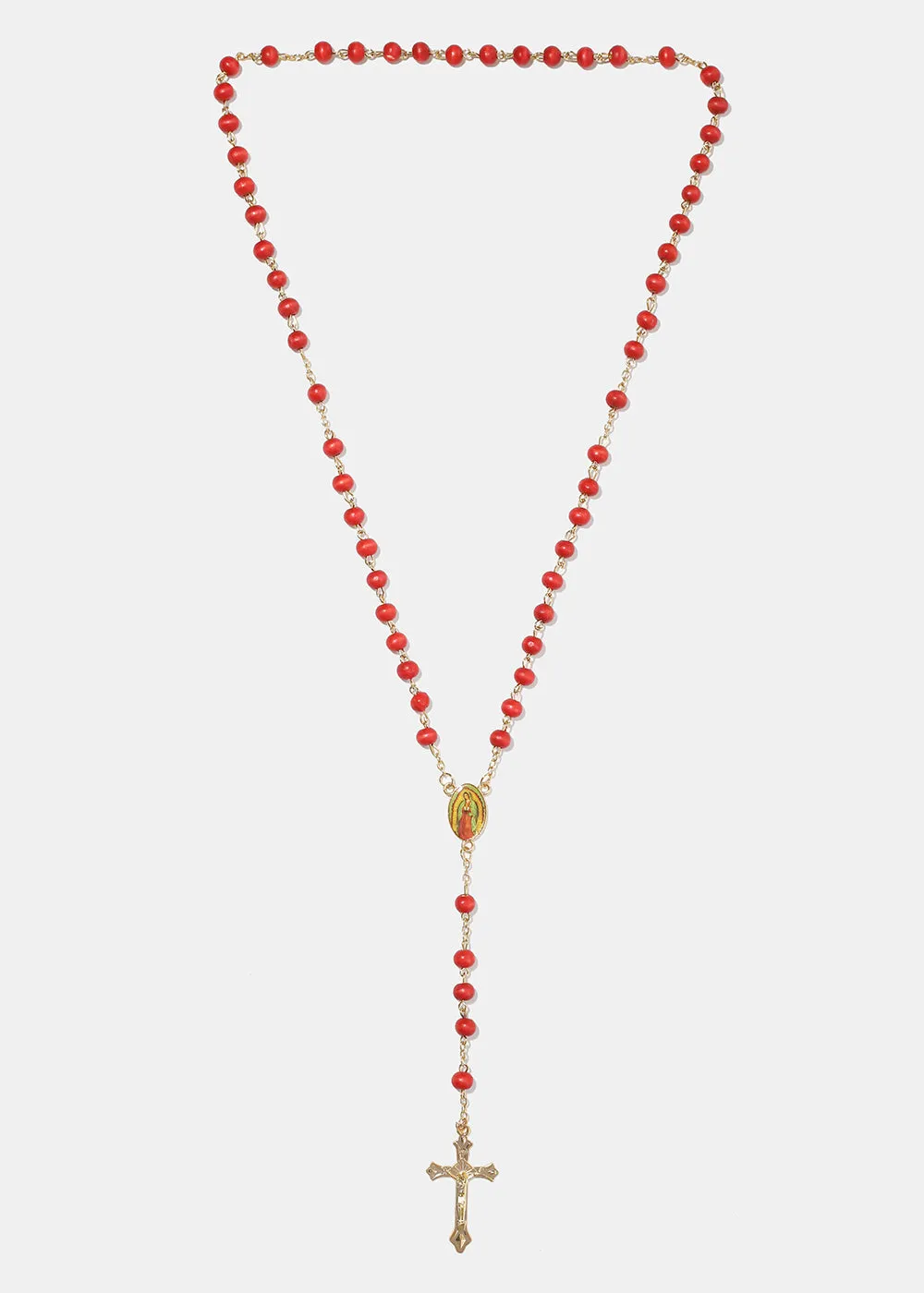 Red Beaded Rosary