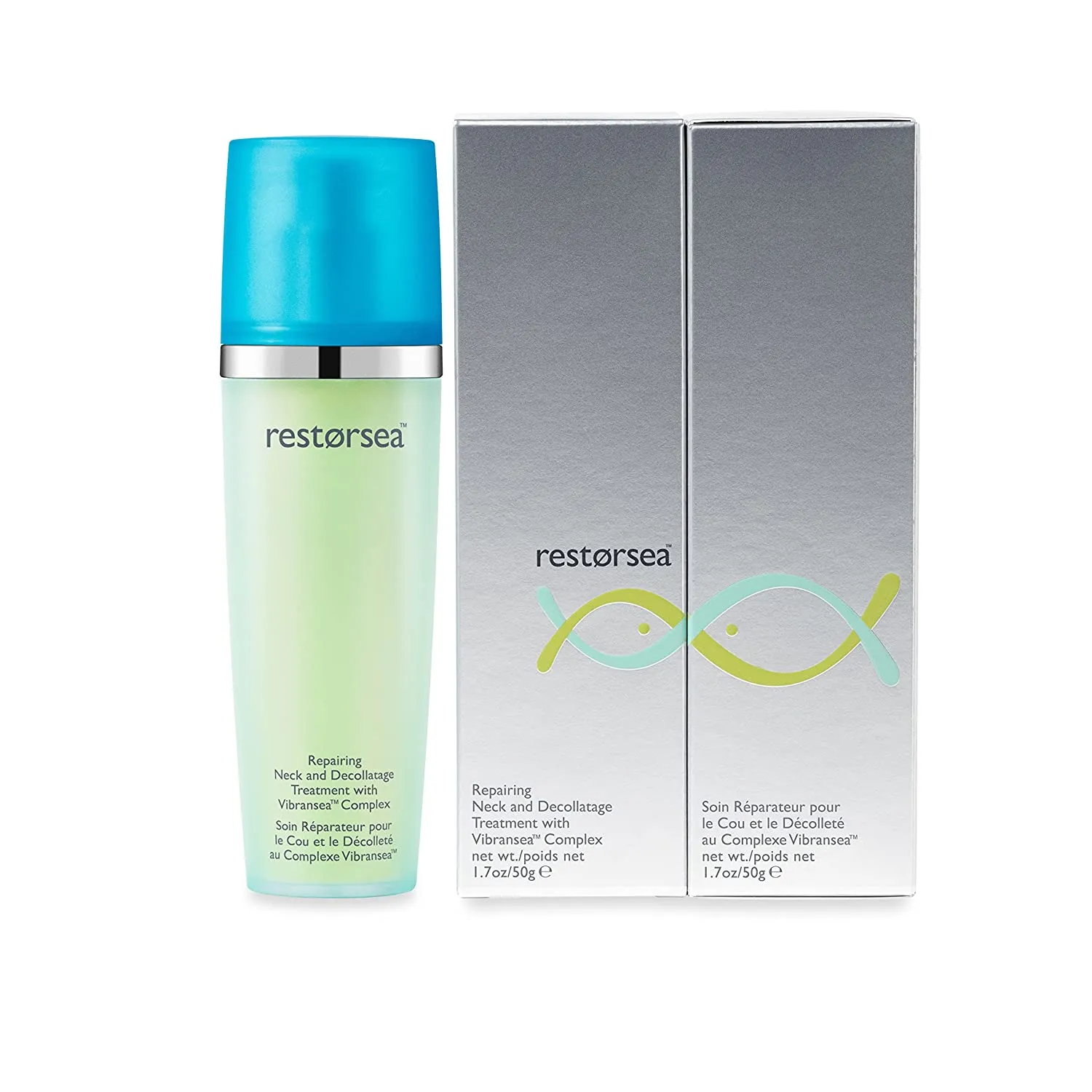 Restorsea Repairing Neck & Decollatage Treatment 1.7 oz | Face Moisturizer | Blemish Remover | Anti Aging Face Cream | Crepe Erase